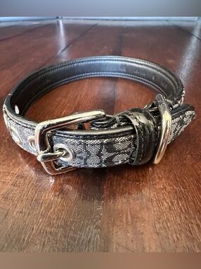 Coach Signature Dog Collar